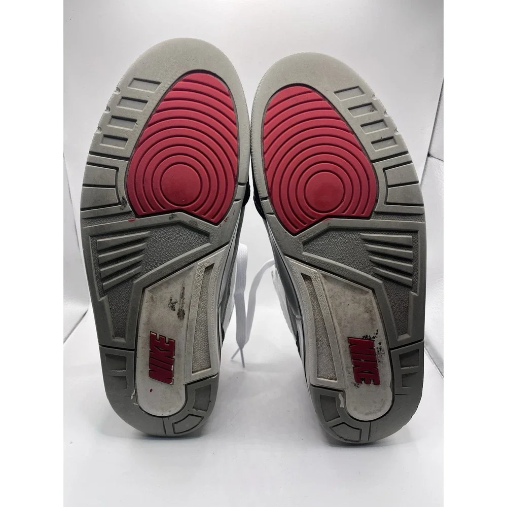 Jordan Air Jordan 3 Retro White/Black/Gray/Red Air Cushioning Sneaker 318376-101